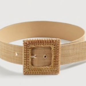 ISO~Mango Raffia Belt